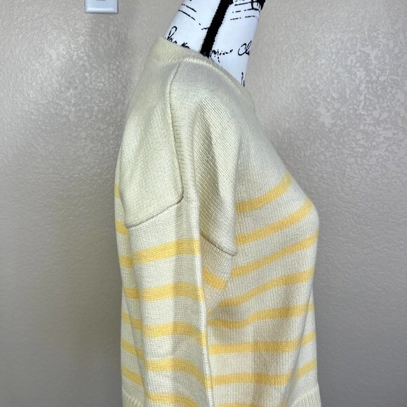 Philosophy women sweater yellow crew neck long sleeve sweater size M boho baddie - Picture 10 of 12